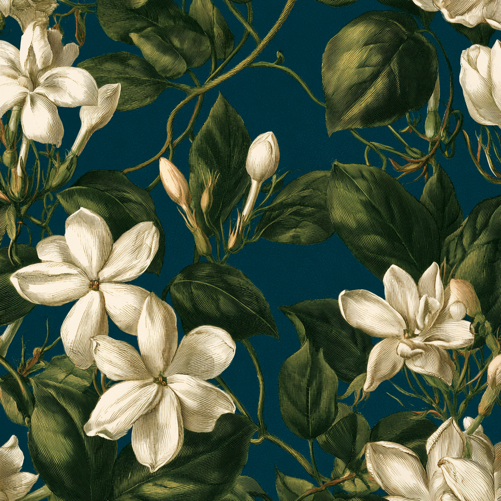 jasmine botanical ii — midjourney
