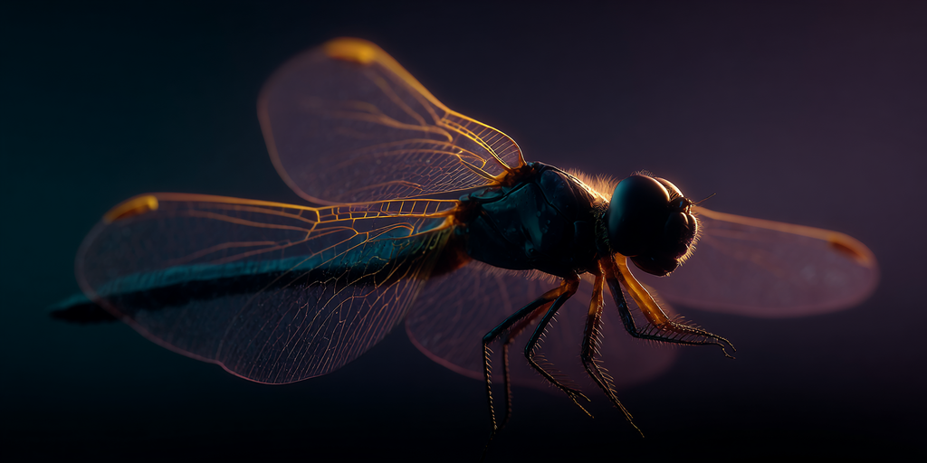 dragonfly portrait — midjourney