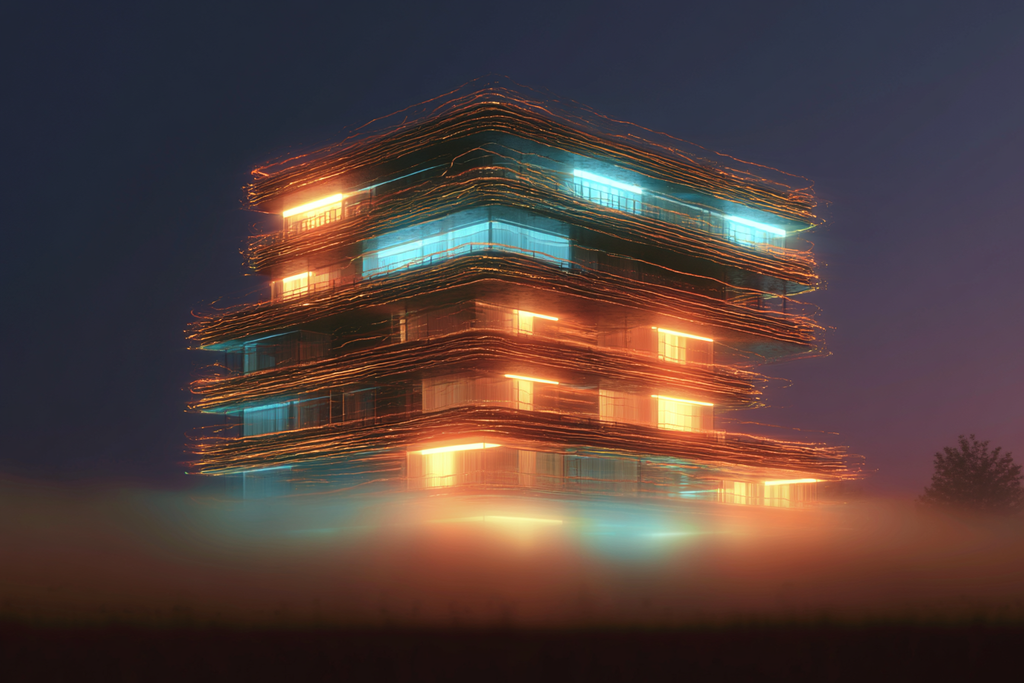 cinematic architecture — midjourney