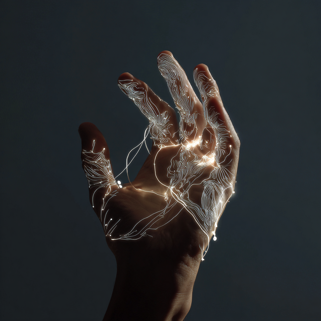 palmistry life line — midjourney