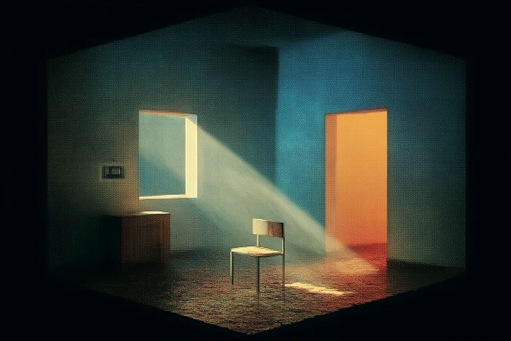 architectural cube i — midjourney