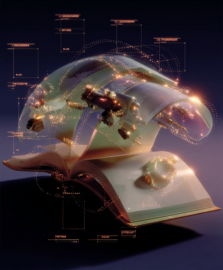 floating futuristic form — midjourney