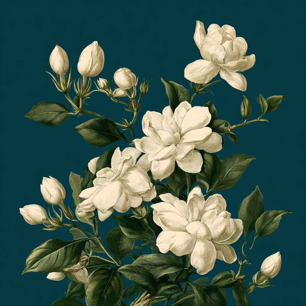 jasmine botanical — midjourney