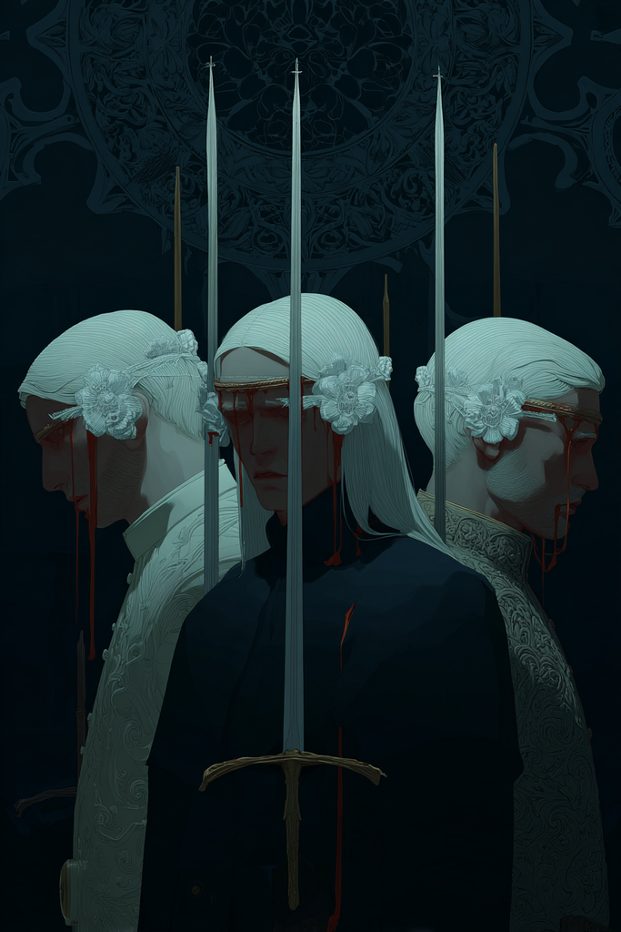 three of swords — midjourney