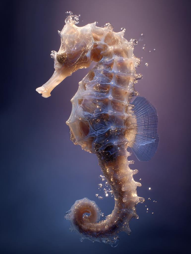 seahorse portrait — midjourney